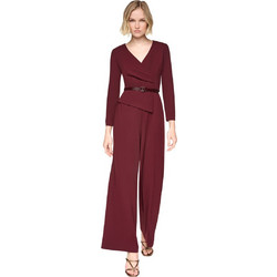 DKNY Γυναικεία Ολόσωμη Φόρμα Μακρυμάνικη Μπορντό DD6B1V14-BUR