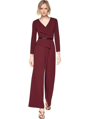 DKNY Γυναικεία Ολόσωμη Φόρμα Μακρυμάνικη Μπορντό DD6B1V14-BUR