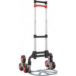 HOMCOM B71-068V00RD Καρότσι Μεταφοράς Πτυσσόμενο έως 70kg για Σκάλες