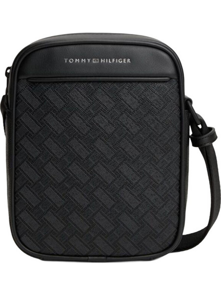 Tommy Hilfiger Ανδρική Τσάντα Ώμου / Χιαστί Μαύρη AMOAM14844-BDS