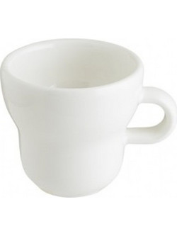 Bonna Kaff Σετ Φλιτζάνια Espresso Πορσελάνης Λευκά 75ml 6τμχ KAF01ESP-F