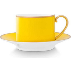 Pip Studio Φλιτζάνι Cappuccino & Τσαγιού Πορσελάνης Κίτρινο 220ml