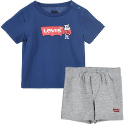Levi's Βρεφικό Σετ για Αγόρι Καλοκαιρινό Royal Blue Γκρι 6EH787-U69