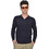 Berto Lucci Ανδρική Μπλούζα Polo Μακρυμάνικη Navy Μπλε 07262-248504-5006