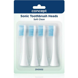 Concept Perfect Smile Soft Clean ZK0002 Ανταλλακτικές Κεφαλές Ηλεκτρικής Οδοντόβουρτσας 4τμχ