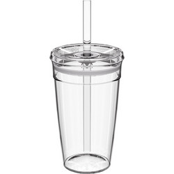 KeepCup Ποτήρι Καφέ Πλαστικό με Καλαμάκι Cold Cup Original Straw 454ml KPCLD16