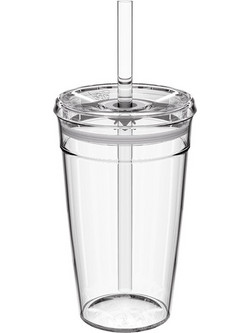 KeepCup Ποτήρι Καφέ Πλαστικό με Καλαμάκι Cold Cup Original Straw 454ml KPCLD16