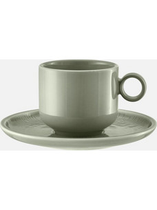 Schonwald Shiro Glaze Steam Φλιτζάνι Espresso & Ελληνικού Καφέ Πορσελάνης Πράσινο Mint 90ml 30.60742