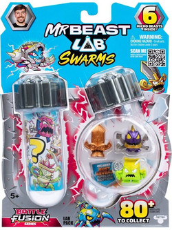 Giochi Preziosi Mr. Beast Lab Swarms Battle Fusion Lab Pack Σετ Φιγούρες Δράσης για 5+ Ετών