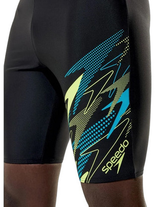 Speedo Αθλητικό Ανδρικό Μαγιό Βερμούδα με Σχέδια Μαύρο 811355005