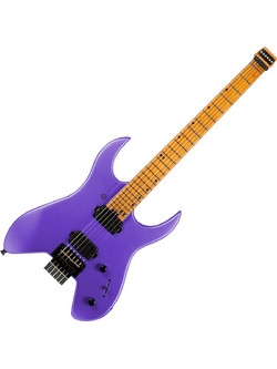 Spira Guitars S-400 Headless Ηλεκτρική Κιθάρα Double Cut με Μαγνήτες HH & Ταστιέρα Maple Satin Purple