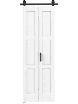 HOMCOM Πόρτα Εσωτερική Ξύλινη Λευκή 71x213cm B70-082V00WT