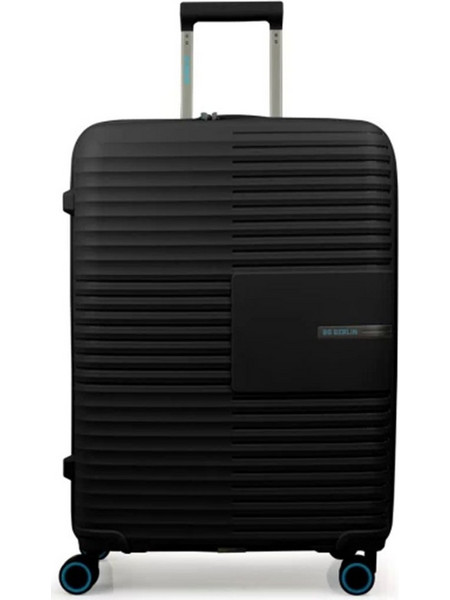 BG Berlin Linea BG003/98 Βαλίτσα Μεσαία 67x46x29.5cm με 4 Ρόδες Μαύρη