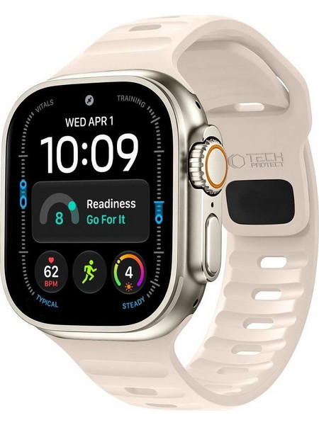 Tech-Protect Silicone Λουράκι Σιλικόνης Stone (Apple Watch 44 / 45 / 46 / 49mm)