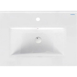 Ravenna Slim Line 51 Ένθετος Νιπτήρας Μπάνιου Πορσελάνης 51x36.5cm Λευκός 020547