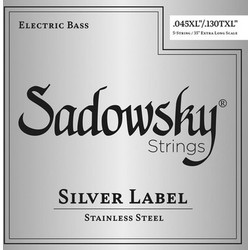 Sadowsky Silver Label TWXL Σετ 5 Χορδές Ηλεκτρικού Μπάσου Stainless Steel 45-130T"