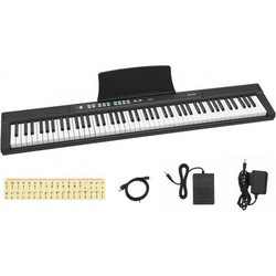 Vevor BXSBPZSMGQHS98MRG001V2 Ηλεκτρικό Πιάνο Stage με 88 Βαρυκεντρισμένα Πλήκτρα Black