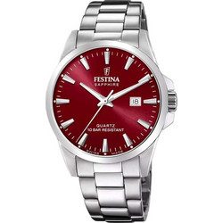 Festina Ανδρικό Ρολόι με Ασημί Μεταλλικό Μπρασελέ F20024/7