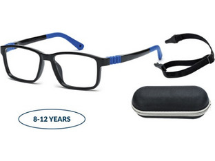 Sunoptic FX3D Παιδικός Σκελετός Γυαλιών Οράσεως Κοκάλινος Μαύρος