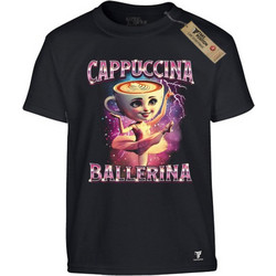 Takeposition Cappuccina Ballerina Παιδικό T-Shirt Κοντομάνικο Μαύρο 806-1431
