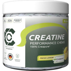 Chemp Creatine Performance Chews Fresh Lemon 90 Μασώμενα Δισκία