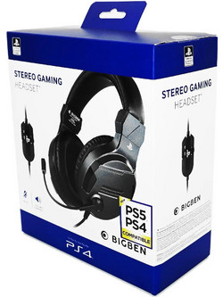 Bigben Interactive PS4 V.3 Gaming Headset Over Ear Black