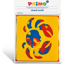 Primo Στένσιλ Σχέδια Sealife Animals 6τμχ 762ST2
