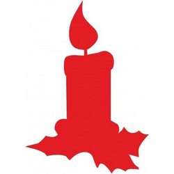 Craftistico Στένσιλ Σχέδια Χριστουγεννιάτικο Κερί 21x29.7cm CRSA4035