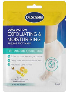 Scholl Exfoliating & Moisturising Peeling Μάσκα Ποδιών