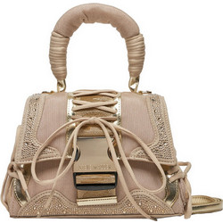 Steve Madden Γυναικείο Τσαντάκι Χειρός Δερμάτινο Nude 13001346-NUG