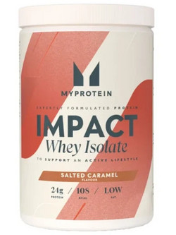 Myprotein Impact Whey Isolate Salted Caramel Πρωτεΐνη Ορού Γάλακτος Γράμμωσης 480gr