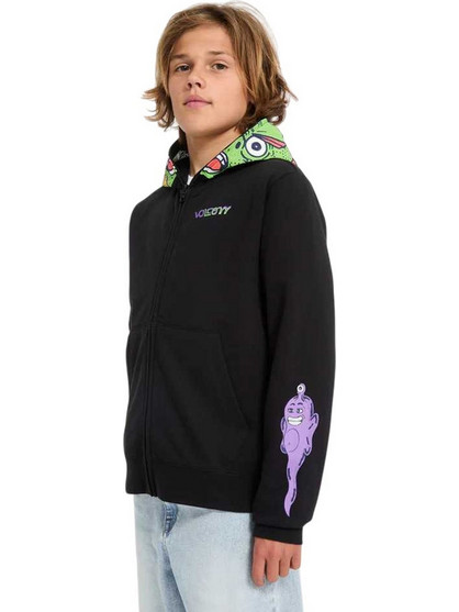 Volcom Παιδικό Φούτερ με Κουκούλα Μαύρο C4812605