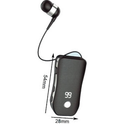 Kouvolsen KOS-23053 Ακουστικό Bluetooth In Ear Πέτου Black