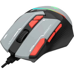 Tracer Gamezone Spectra Ενσύρματο Gaming Ποντίκι RGB 7200 DPI Grey