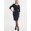 Fibes Fashion Midi Καθημερινό Φόρεμα Navy Μπλε 05-9714