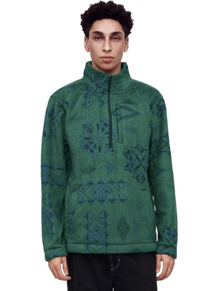 Billabong Ανδρικό Φούτερ με Τσέπες Πράσινο EBYPF03003-GQV0