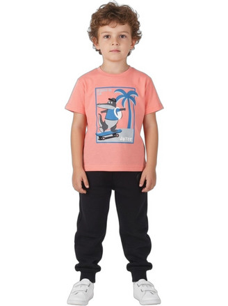 Joyce Παιδικό T-Shirt Κοντομάνικο Κοραλί 2612503