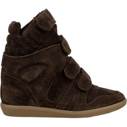 Inuovo Γυναικεία Sneakers Μποτάκια Σοκολατί JS4901