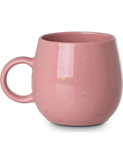 Estia Speckle Pop Κούπα Κεραμική Ροζ 480ml