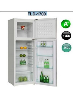 Felix FLD-1700 Δίπορτο Ψυγείο Υ170xΠ55.5xΒ56.8cm Λευκό