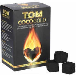 Καρβουνάκια Ναργιλέ Κύβος - 72τμχ Tom Cocogold