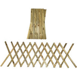 Ξύλινος φράχτης ανοιγόμενος premium 250x120 cm-Tesias Group