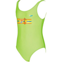 Arena Water Tribe Seahorse Leaf Αθλητικό Παιδικό Μαγιό Ολόσωμο για Κορίτσι Πράσινο 1B459-60