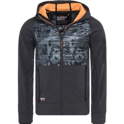Superdry Mountain Hybrid Ανδρικό Μπουφάν Χειμωνιάτικο Softshell Καφέ M50009CR-VQ7