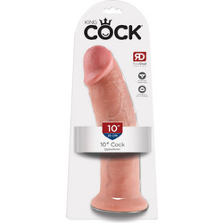 Pipedream King Cock 10" Ρεαλιστικό Dildo με Βεντούζα 25cm Flesh