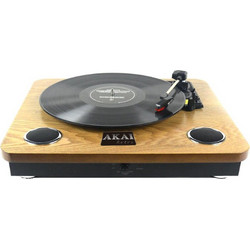 Akai ATT-09 Πικάπ με Ηχεία Brown