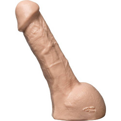 Doc Johnson Vac-U-Lock Ρεαλιστικό Dildo με Βεντούζα & Όρχεις 18cm Vanilla