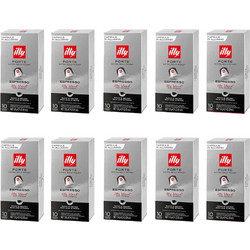 Illy Κάψουλες Espresso Forte Συμβατές με Μηχανή Nespresso 100τμχ