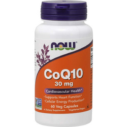 Now Foods CoQ10 30mg 60 Ταμπλέτες