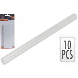 Ράβδοι σιλικόνης 11x150mm για Πιστόλι Σιλικόνης Διάφανοι CY8290170 FX Tools 10τεμ